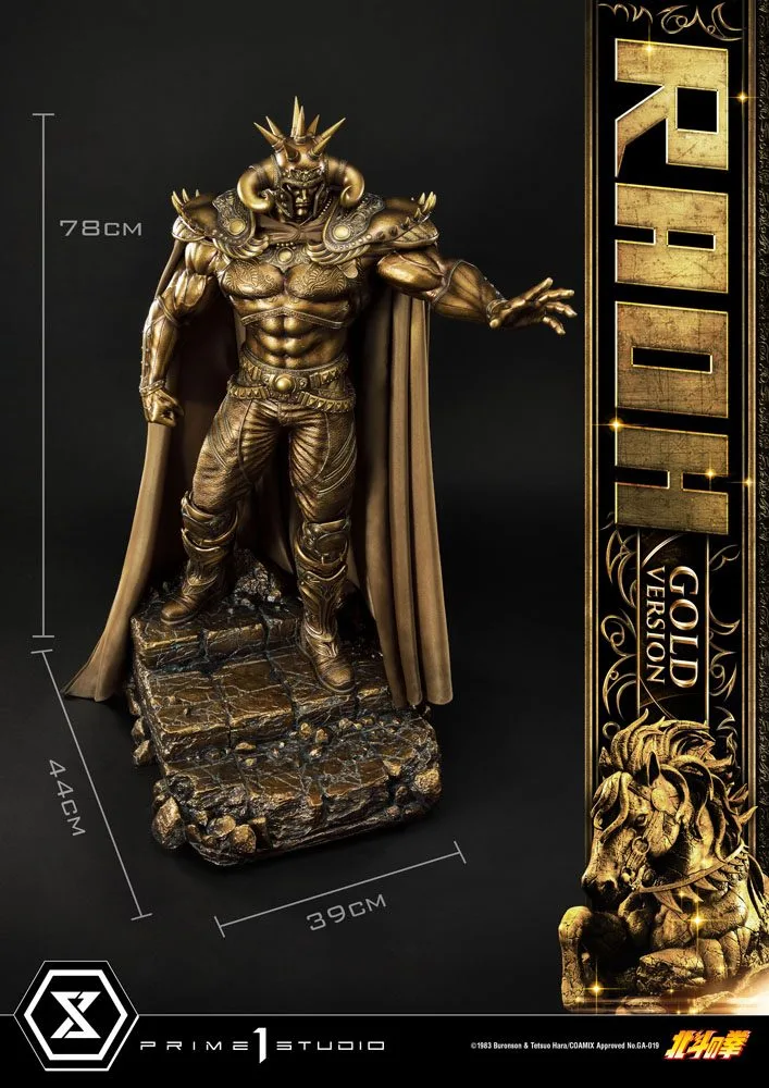 Fist of the North Star Statue – Raoh Gold Version 78 cm 11