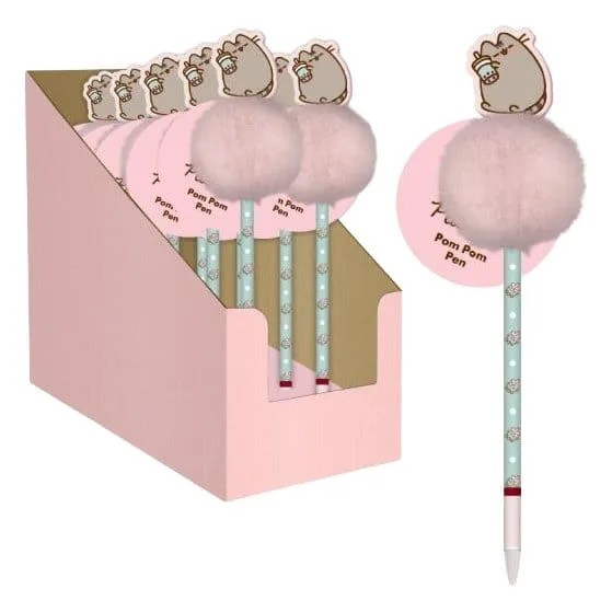 Pusheen Pom Pom Pen Display – Sips 9 Pieces