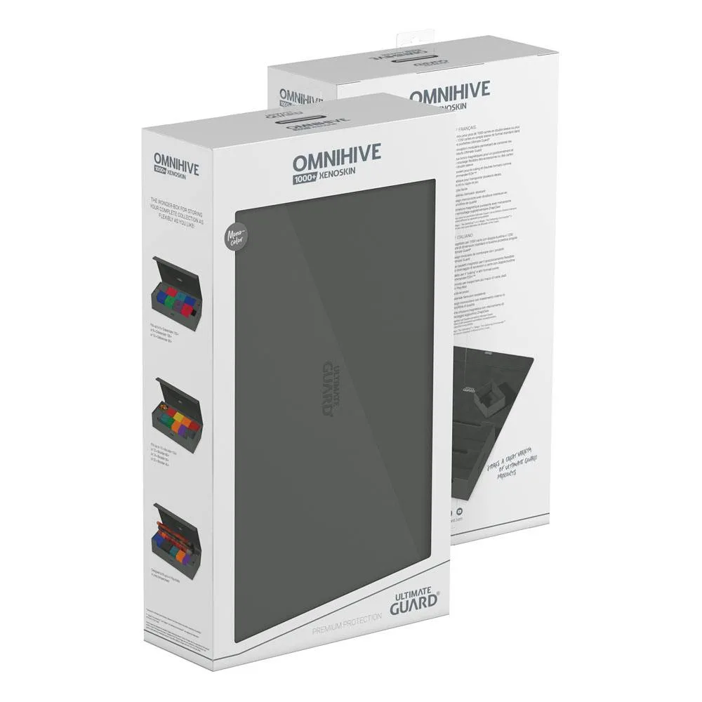 Ultimate Guard Card Storage Box – Omnihive 1000+ Xenoskin Grey 19