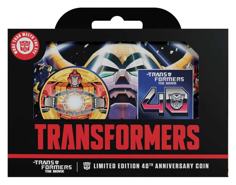 Transformers Coin – The Movie 40th Anniversary 24K Gold Plated 7