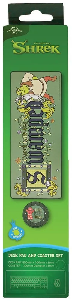 Shrek Desk Pad & Coaster Set – Character Trio 80 x 30 cm 7