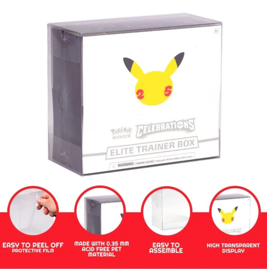 Pokémon ETB Protectors – EVORETRO PET Version 2 5-Pack 3