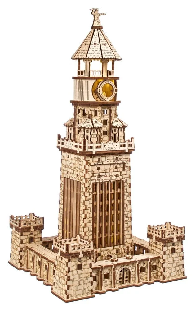 Lighthouse of Alexandria Model Kit – Ugears Wooden Edition 25