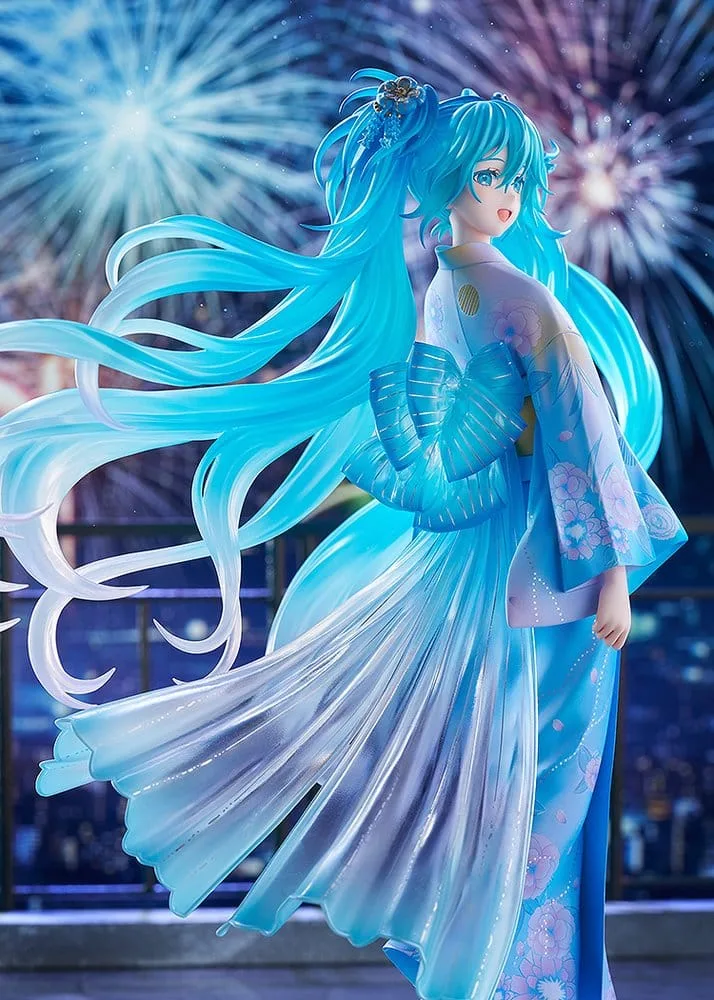 Hatsune Miku PVC Figure – Music & Fire Works 1/7 23 cm 4