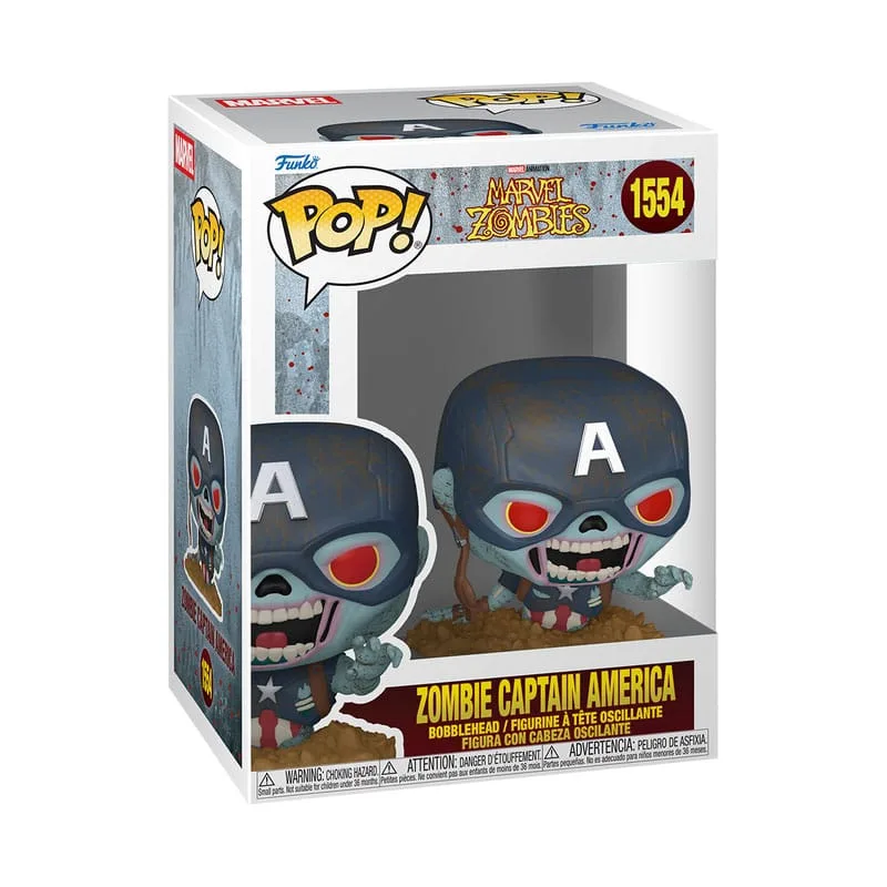 Marvel Zombies Vinyl Figure – Funko Pop Captain America 9 cm 2