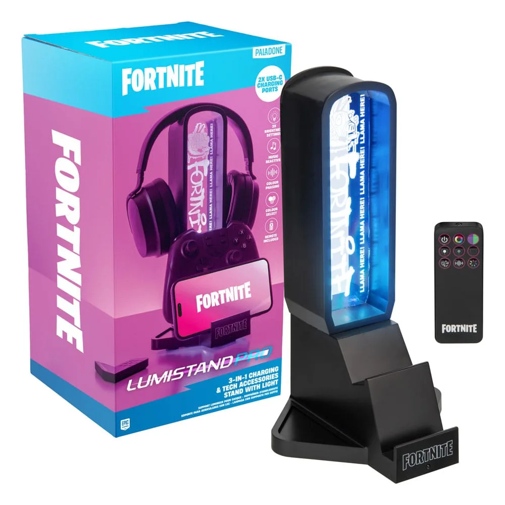 Fortnite Headphone Stand – Built-In Light 30 cm 2
