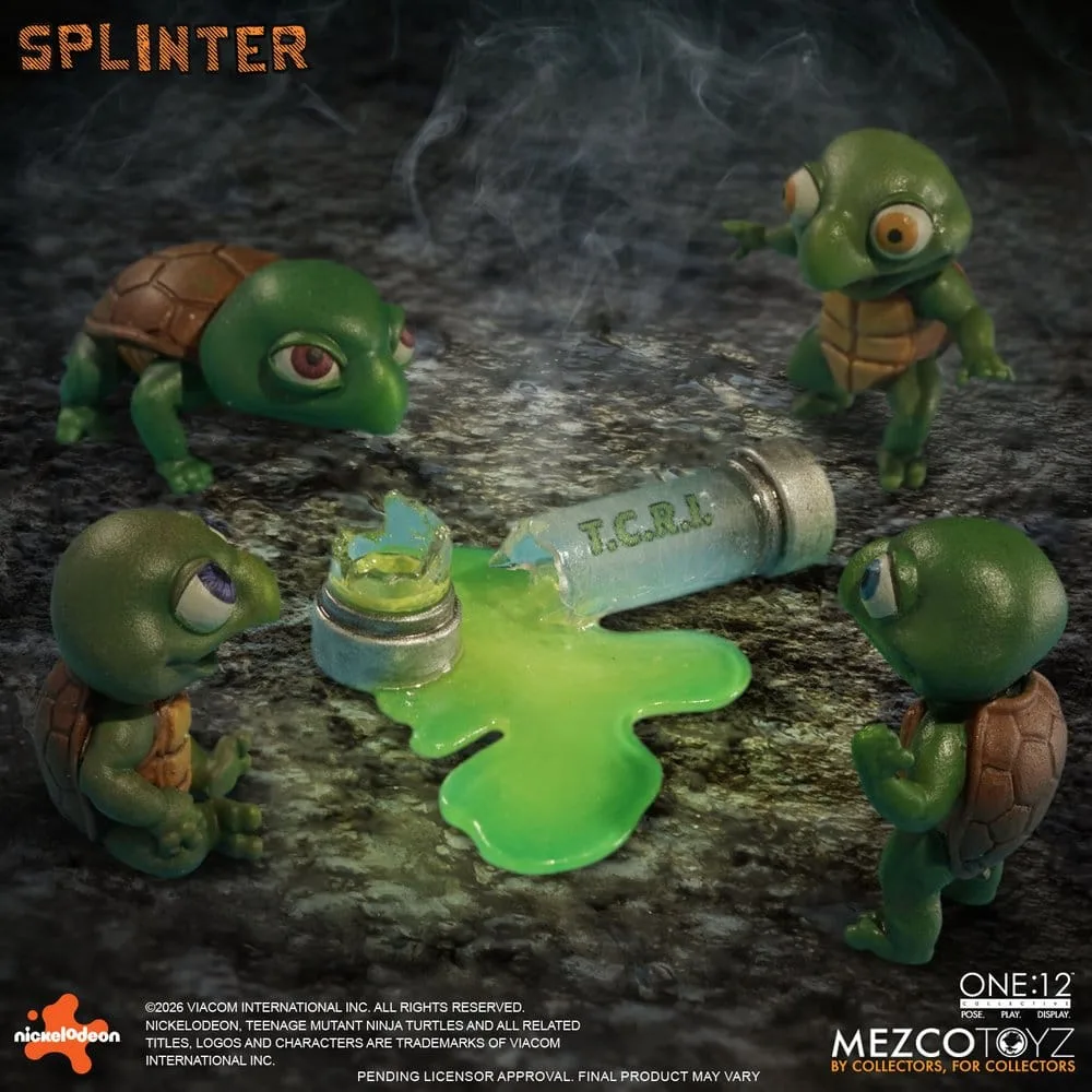 TMNT Action Figure – One:12 Collective Splinter 17 cm 5