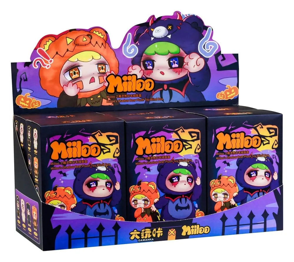 Miiloo Plush Figures – Halloween Blind Box Display