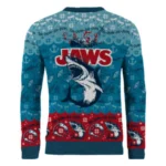 Jaws Christmas Sweater – Festive Movie Theme Size XL 2