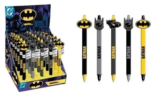 Batman Erasable Gel Pens – Icons Display 30 Pieces