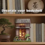 CuteBee Miniature House Model Kit – Kirishima Cha-an 19 x 14 cm 4