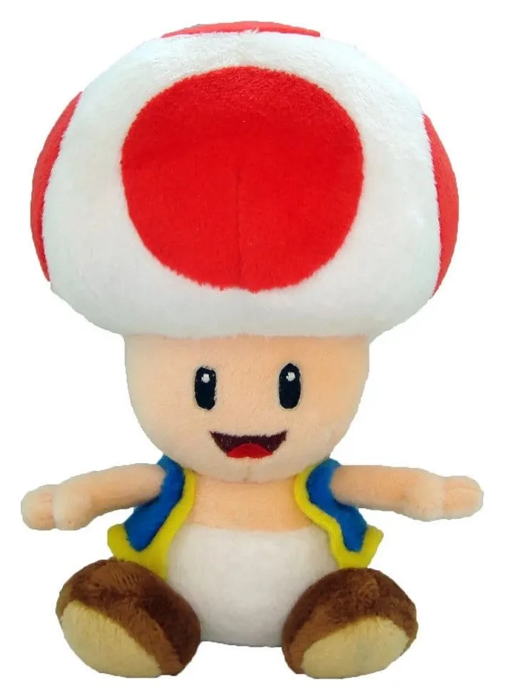 Super Mario Plush Figure – Toad 17 cm