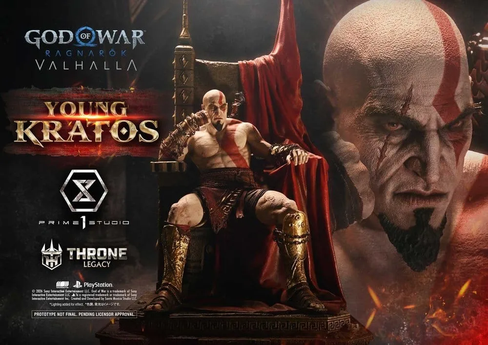 God of War Ragnarok Beeld – Young Kratos 1:3 91 cm 2