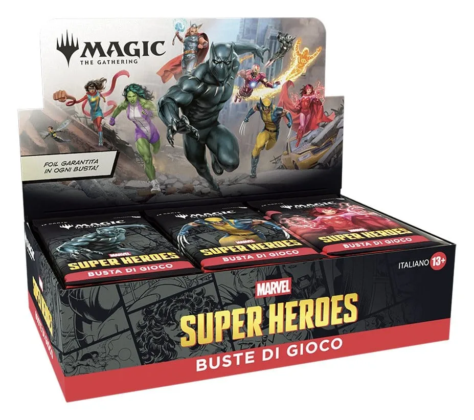 Magic the Gathering Play Boosters – Marvel Super Heroes Italian 30-Pack 11