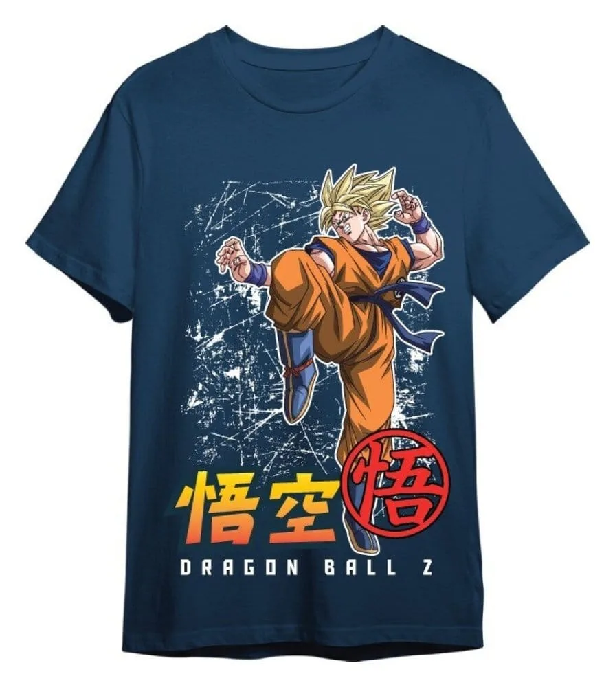 Dragon Ball Z T-Shirt – Goku Super Saiyan Denim S