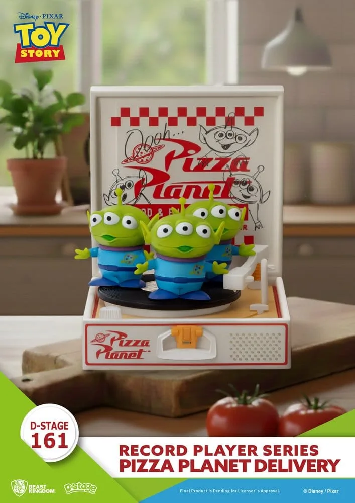 Toy Story PVC Figure – Pizza Planet Delivery Record Player 12 cm 4