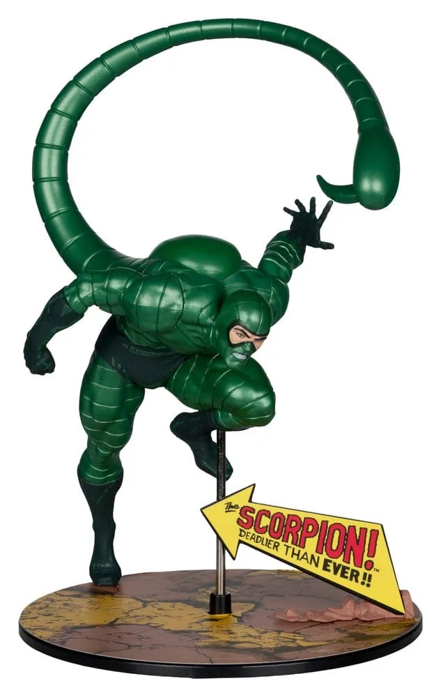 Marvel PVC Statue – Scorpion Metallic Gold Label 18 cm 1