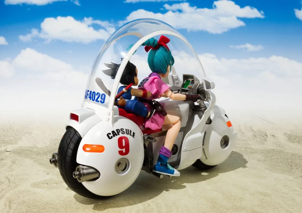 Dragon Ball Vehicle Set – Bulma’s Motorcycle Capsule No. 9 17 cm 5