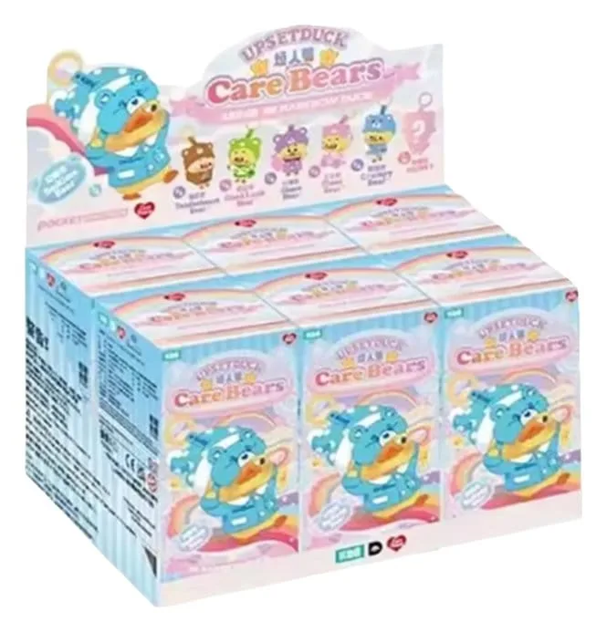 Upset Duck sleutelhangers – Rainbow Care Bears 6 stuks 16–18 cm 9