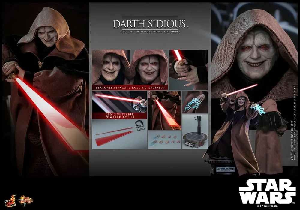 Star Wars Action Figure – Darth Sidious 1/6 Scale 29 cm 19