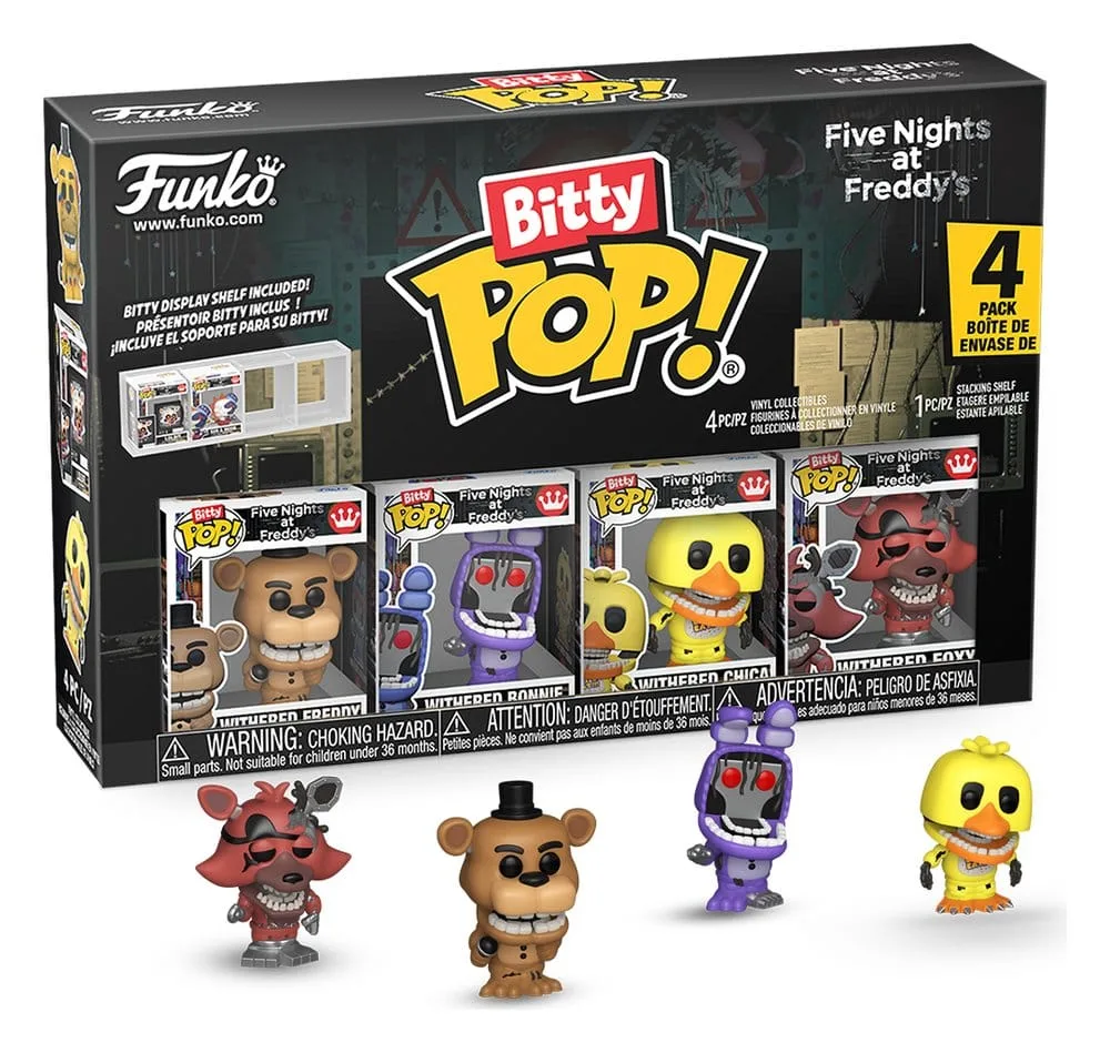 Five Nights at Freddy’s Mini Figures – Bitty Pop Series 6 4-Pack 2.3 cm 1
