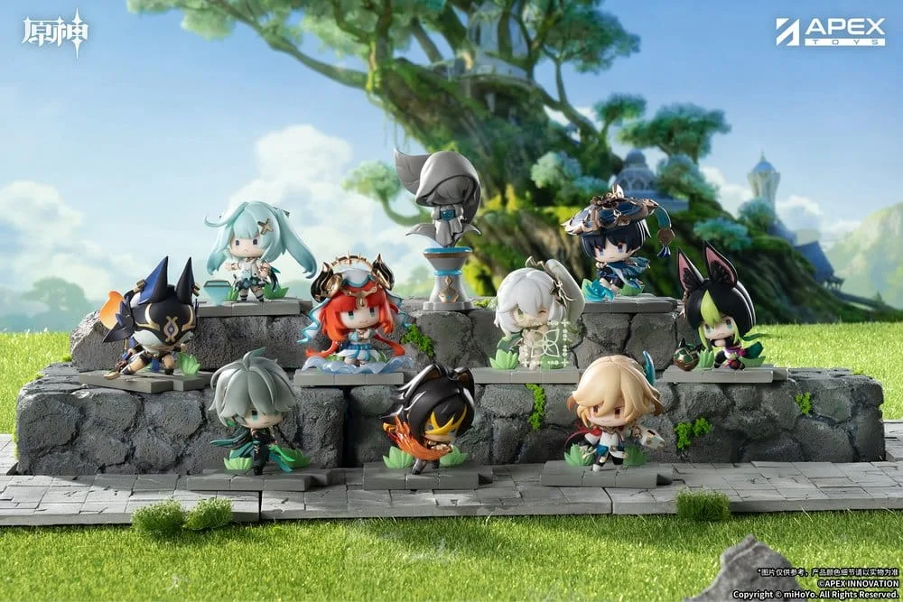 Genshin Impact Mini Figure Display – Sumeru 9 Blind Boxes