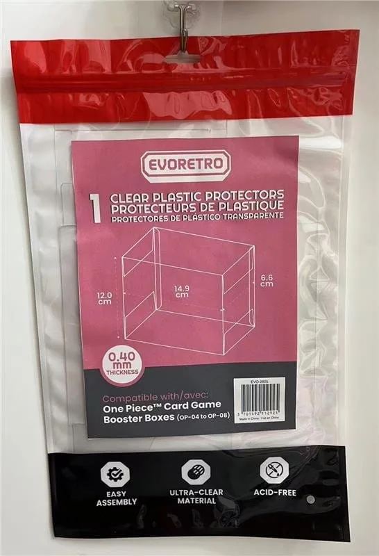 One Piece Booster Box Protector – Evoretro PET 12 x 6 x 15 cm 4