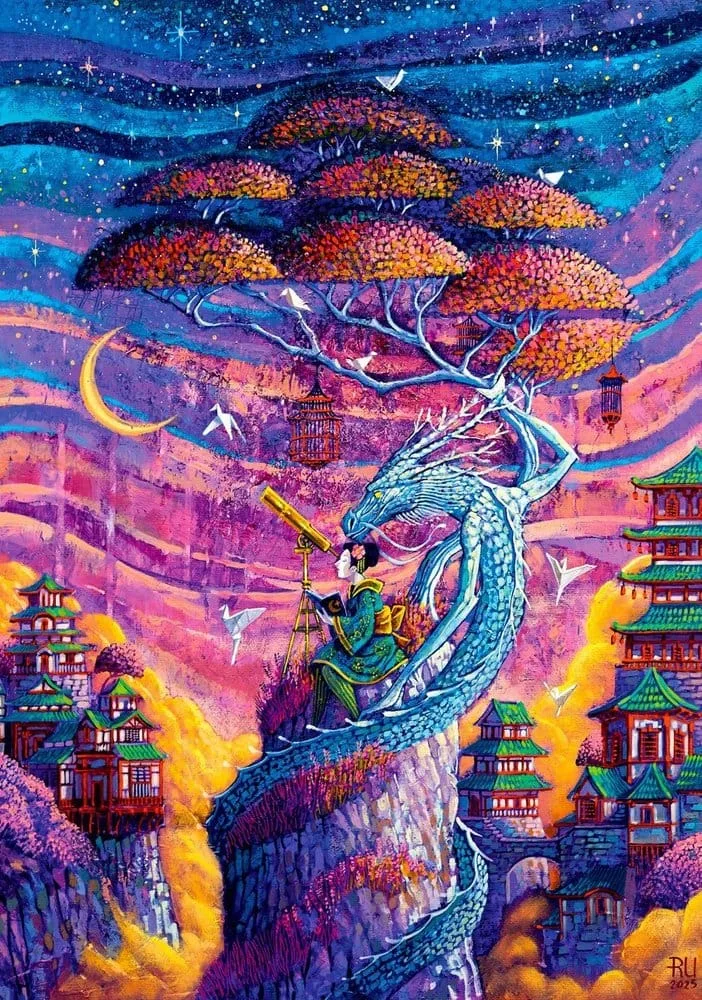 Imagination Series Puzzle – Sakura i Ryu 1000 Teile 4