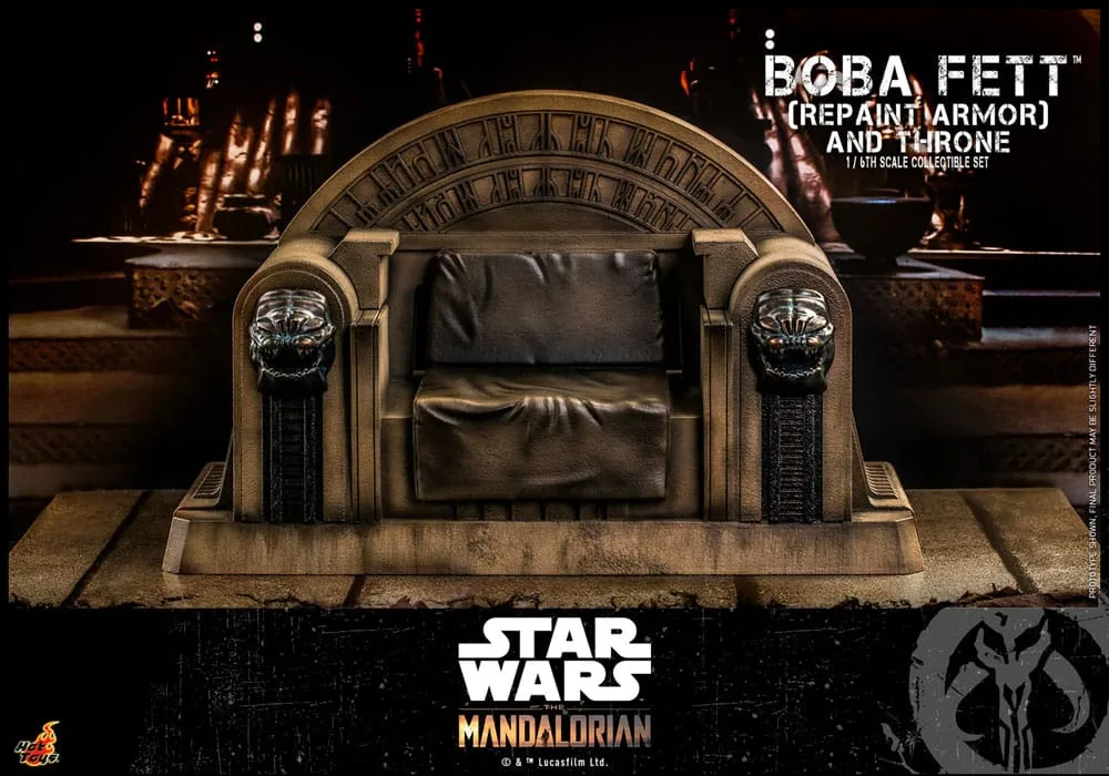 Star Wars Actionfigur – Boba Fett mit Thron Special Edition 30 cm 6