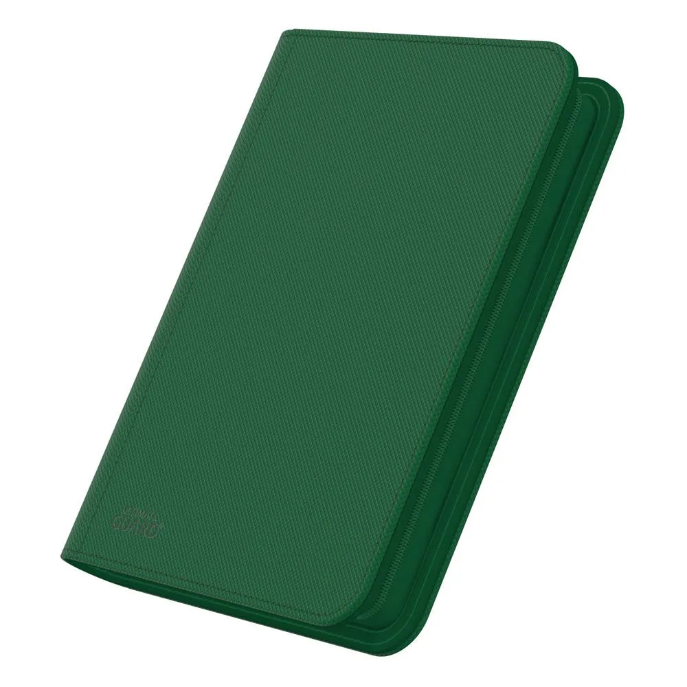 Ultimate Guard Card Binder – Zipfolio 160 8-Pocket Xenoskin Green