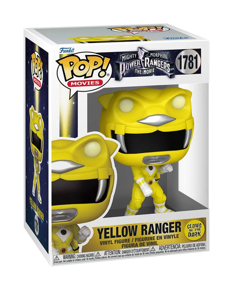 Power Rangers Pop Vinyl Figure – Yellow Ranger Glow in the Dark 9 cm 3