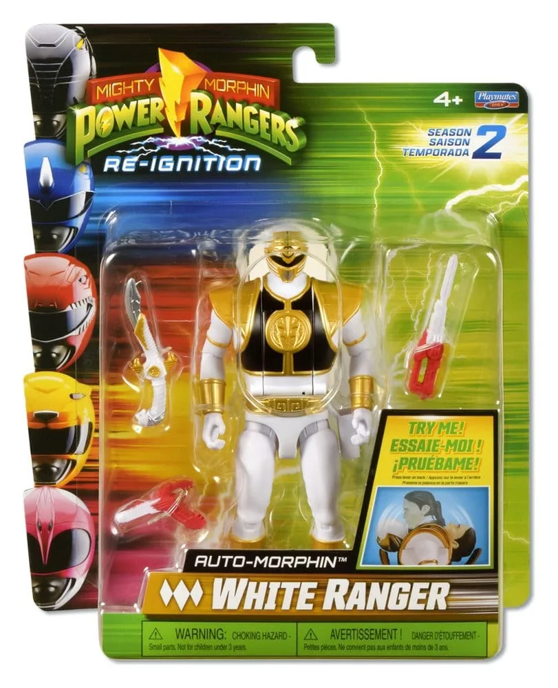 Power Rangers Action Figure – Auto-Morphin White Ranger 15 cm 5