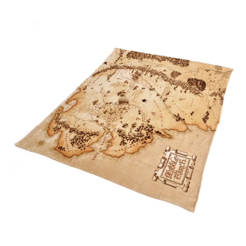 The Lord of the Rings Blanket – Middle-earth Map 180 x 200 cm