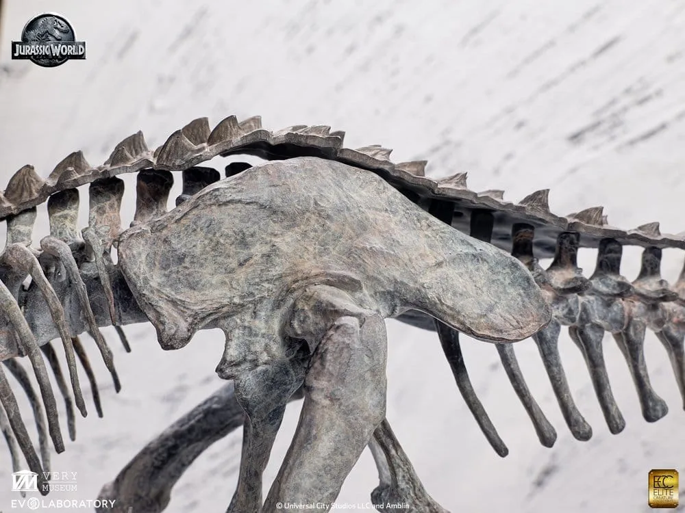 Jurassic World Statue – Indominus Rex Skeleton Bronze 24 cm 19