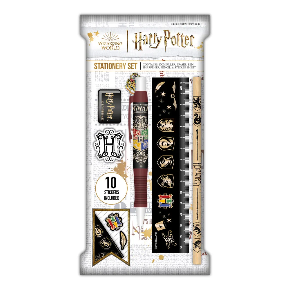 Harry Potter Stationery Sets – Colourful Crest Case of 6
