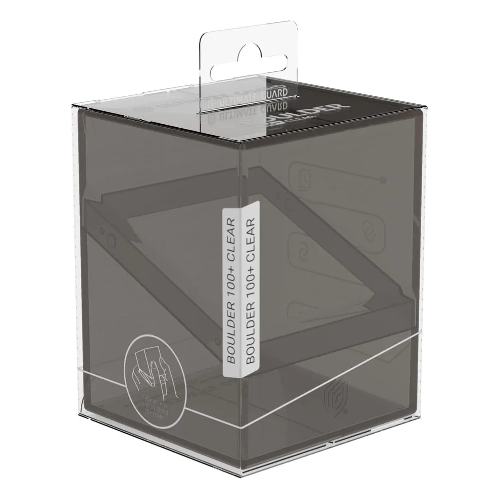 Ultimate Guard Deck Box – Boulder 100+ Clear Onyx 9