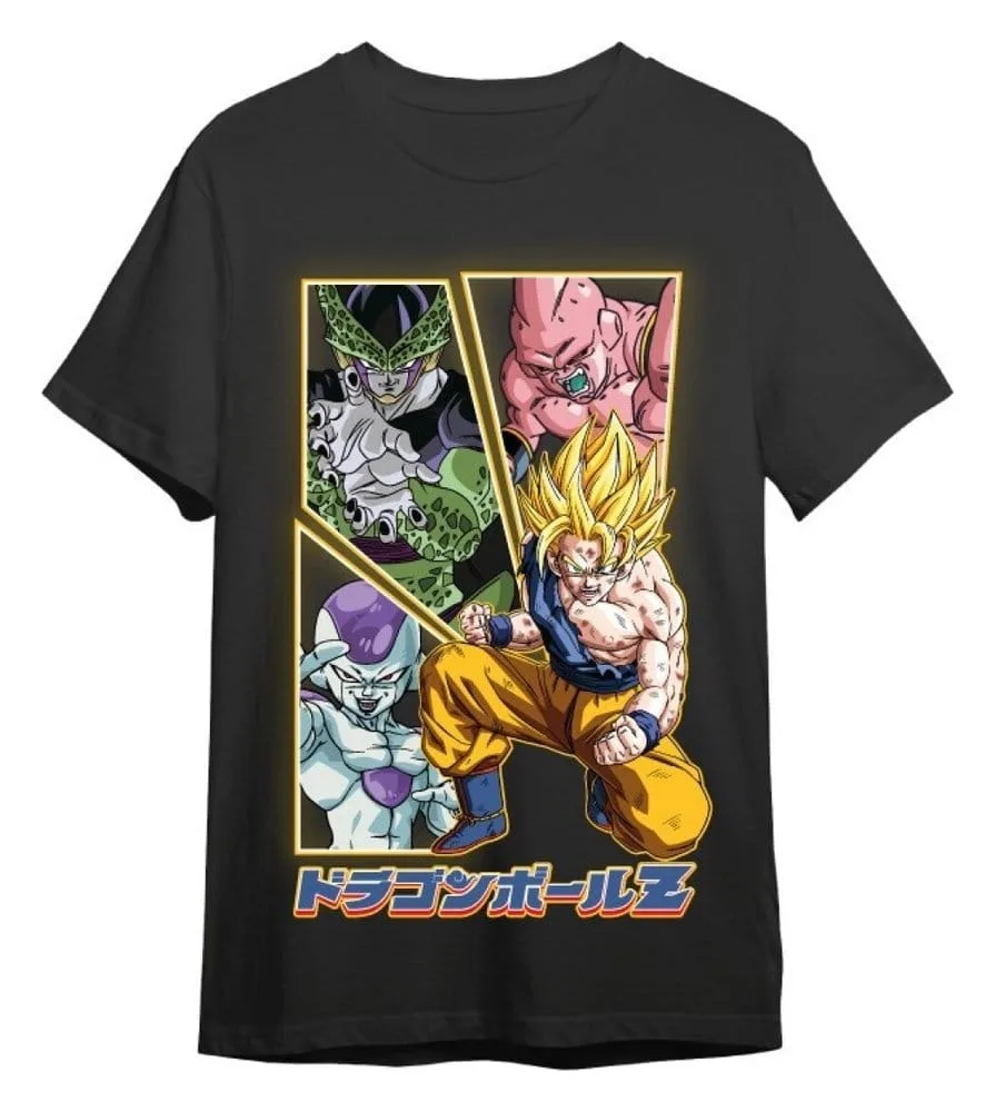 Dragon Ball Z T-Shirt – Villains and Goku Black Size L