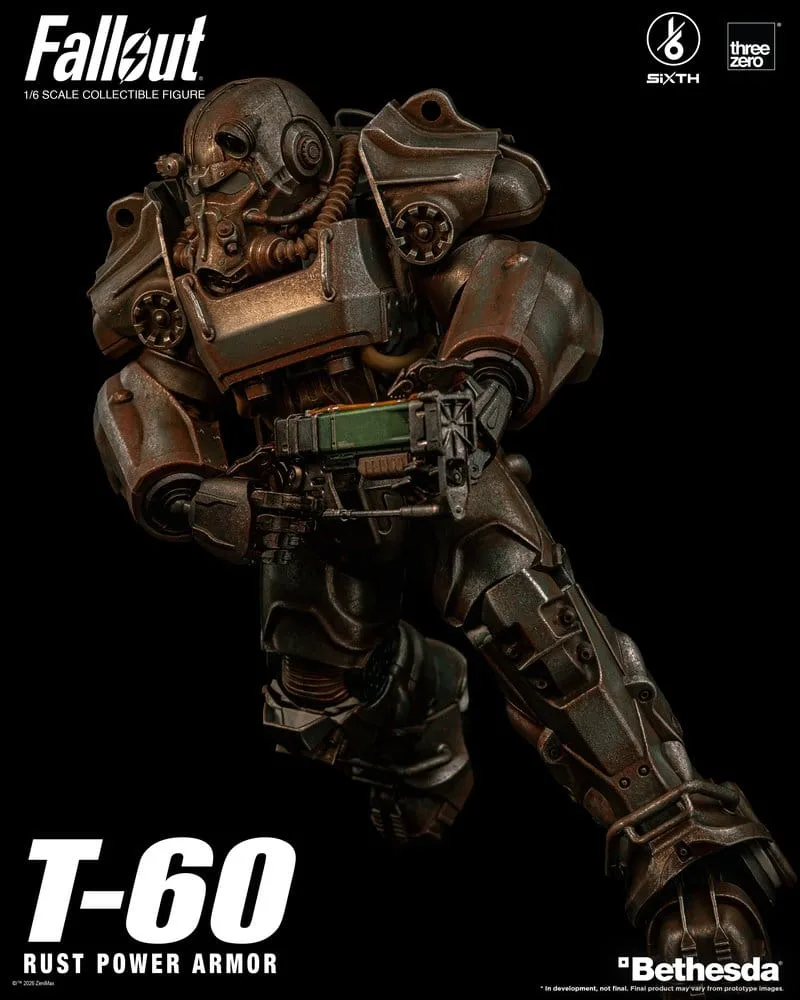 Fallout Action Figure – T-60 Rust Power Armor 1/6 17