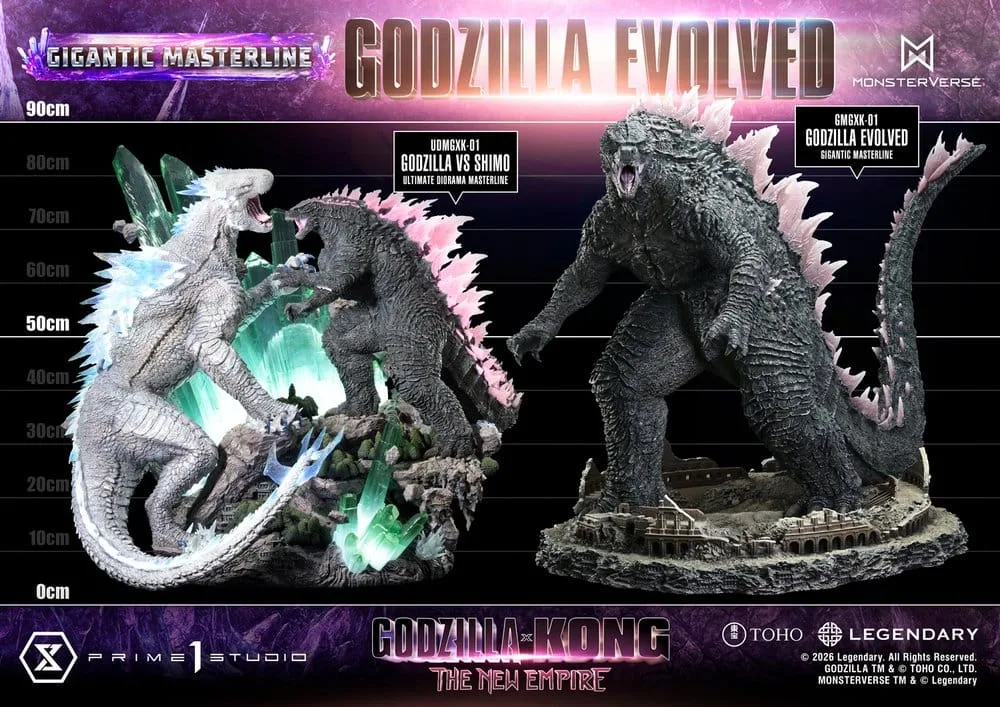 Godzilla x Kong Beeld – Godzilla Evolved Gigantic Masterline 93 cm 6