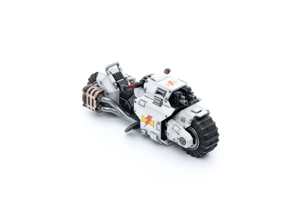 Warhammer 40K Vehicle – White Scars Raider Combat Bike 22 cm 4
