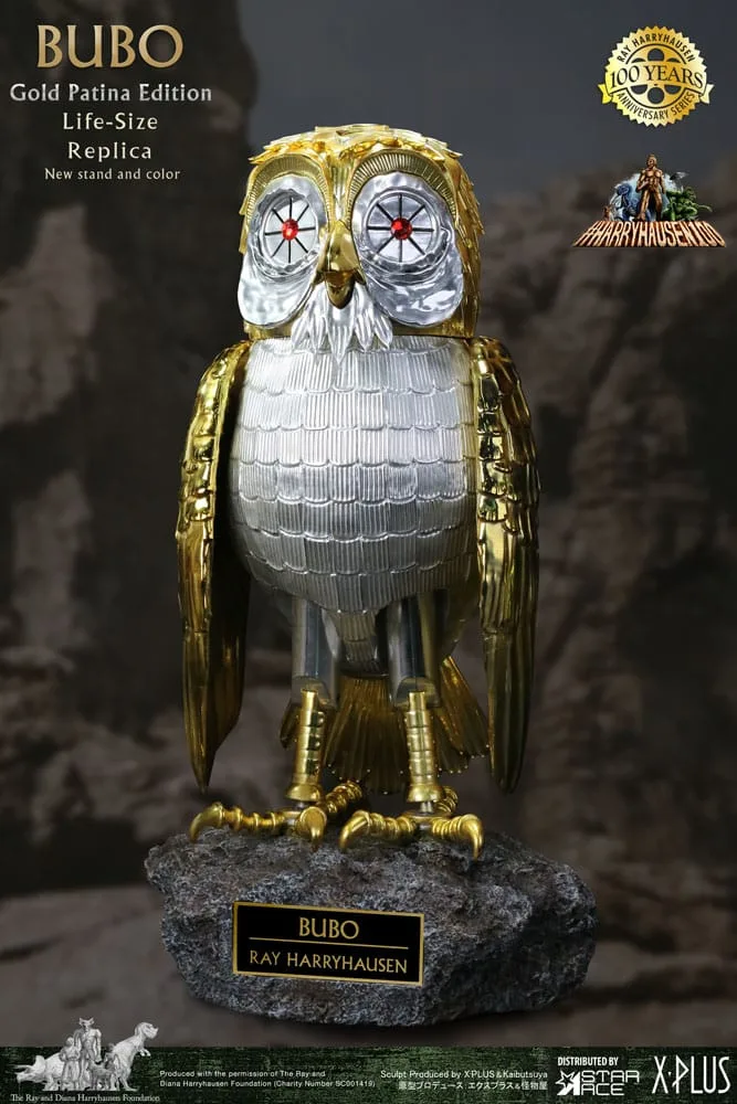 Clash of the Titans Statue – Bubo Gold Patina Deluxe 2