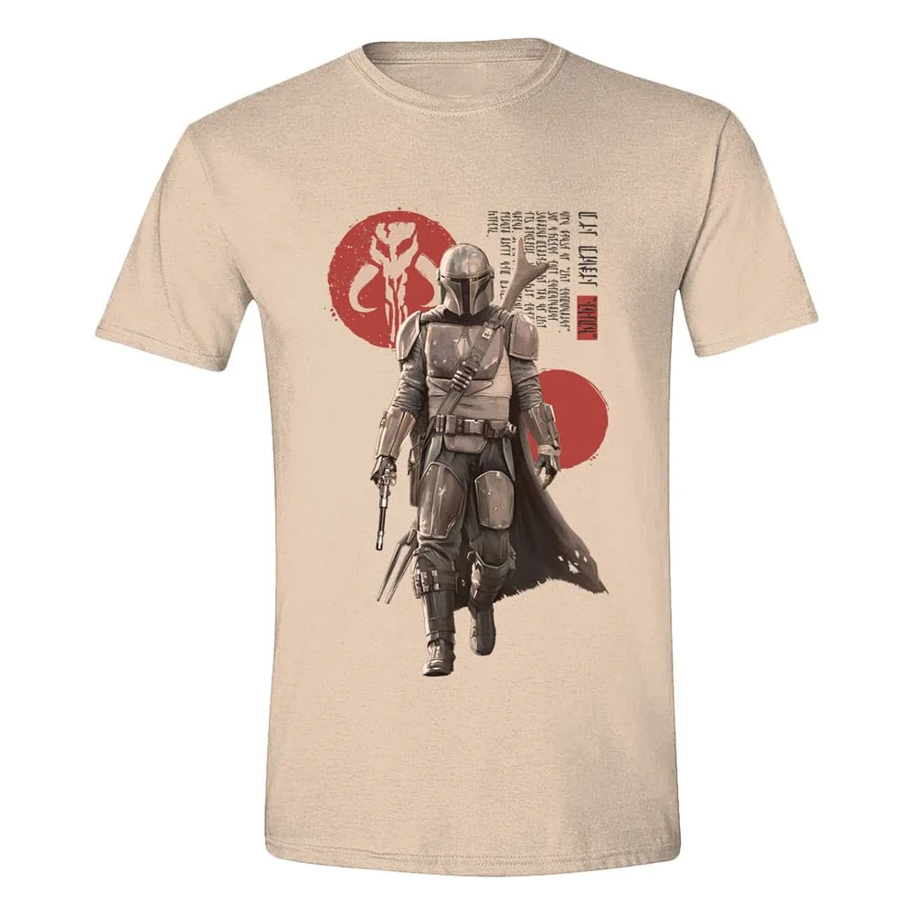 Star Wars T-Shirt – The Mandalorian Script Size XL