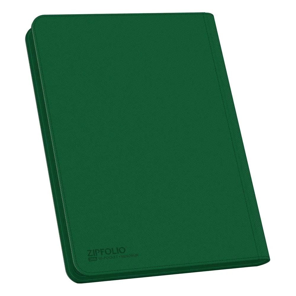 Ultimate Guard Card Binder – Green Zipfolio 360 18-Pocket Xenoskin 4