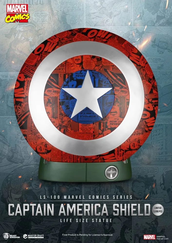 Marvel Statue – Captain America Shield Life Size 64 cm