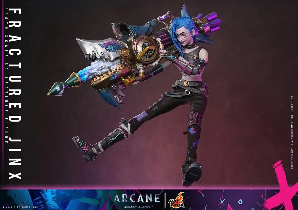 Arcane Action Figure – Fractured Jinx 1/6 28 cm 4