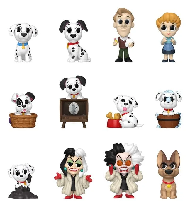 101 Dalmatians Mini Figures – 12 Blind Box Display 5 cm 2