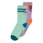 Pokémon Socken – Heads in Grau, 2 Paar EU 35–38 1