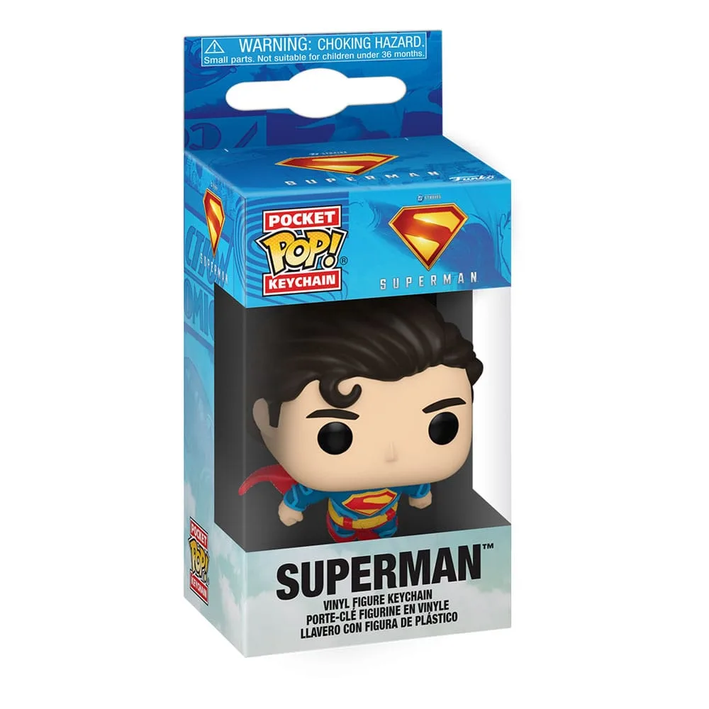Superman (2025) Pop Keychain Display – 12 Pieces 4 cm 2