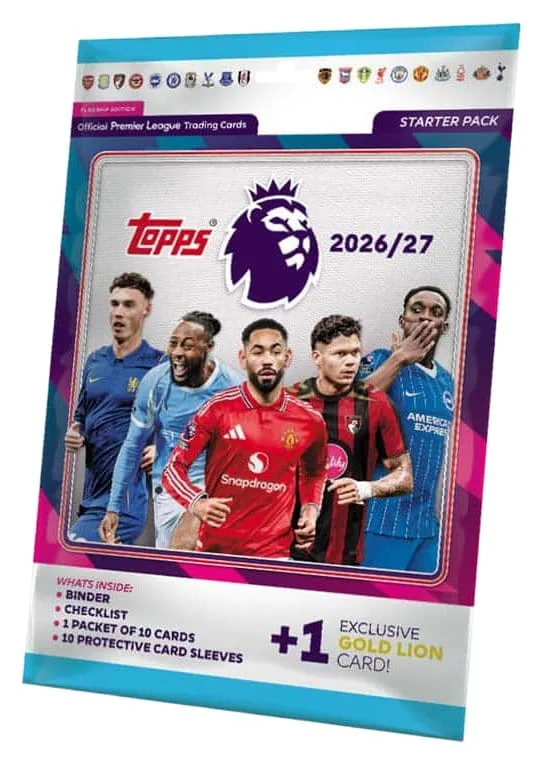 Premier League Trading Cards – Topps 2026/2027 Starter Pack