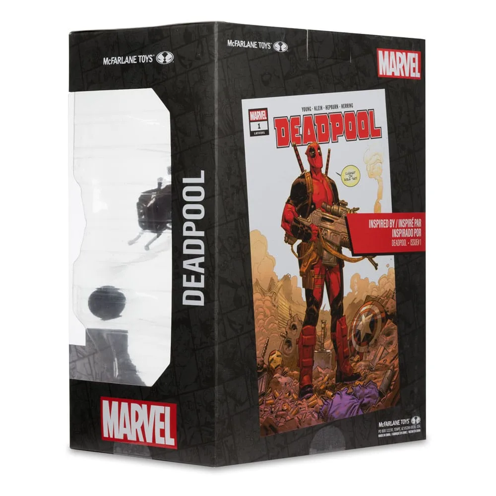 Marvel PVC Statue – Deadpool Grey Suit Chase 1/6 Scale 27 cm 10